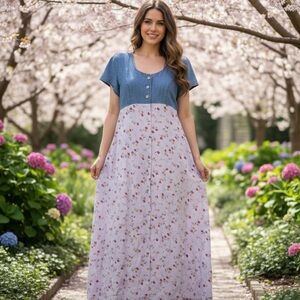 Floral Long Sleeve Dress